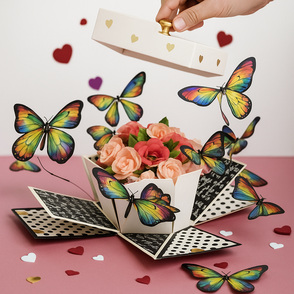 Kyndra - Boite explosion papillons